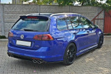 Maxton Design Boční lišty zadního nárazníku VW Golf Mk7 R Combi - texturovaný plast