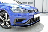 Maxton Design Spoiler předního nárazníku VW Golf Mk7 R Facelift V.1 - texturovaný plast