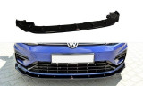 Maxton Design Spoiler předního nárazníku VW Golf Mk7 R Facelift V.1 - texturovaný plast