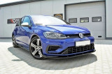 Maxton Design Spoiler předního nárazníku VW Golf Mk7 R Facelift V.1 - černý lesklý lak