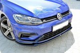 Maxton Design Spoiler předního nárazníku VW Golf Mk7 R Facelift V.3 - texturovaný plast