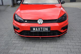 Maxton Design Spoiler předního nárazníku VW Golf Mk7 R Facelift V.5 - černý lesklý lak