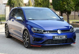 Maxton Design Spoiler předního nárazníku VW Golf Mk7 R Facelift V.8 - texturovaný plast