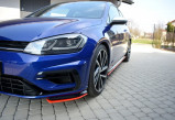 Maxton Design Spoiler předního nárazníku VW Golf Mk7 R Facelift V.8 - karbon
