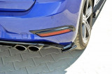 Maxton Design Rámování zadních odrazek VW Golf Mk7 R Facelift - texturovaný plast