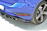 Maxton Design Boční lišty zadního nárazníku VW Golf Mk7 R Facelift - texturovaný plast