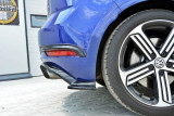 Maxton Design Boční lišty zadního nárazníku VW Golf Mk7 R Facelift - černý lesklý lak
