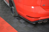 Maxton Design Boční lišty zadního nárazníku VW Golf Mk7 R Facelift Combi V.1 - černý lesklý lak