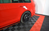 Maxton Design Boční lišty zadního nárazníku VW Golf Mk7 R Facelift Combi V.2 - texturovaný plast