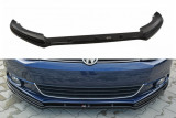 Maxton Design Spoiler předního nárazníku VW Jetta Mk6 V.1 - černý lesklý lak