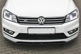Maxton Design Spoiler předního nárazníku VW Passat B7 R-Line - texturovaný plast