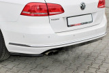 Maxton Design Boční lišty zadního nárazníku VW Passat B7 R-Line Variant - černý lesklý lak