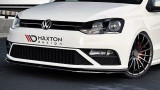 Maxton Design Spoiler předního nárazníku VW Polo Mk5 GTI Facelift V.1 - černý lesklý lak
