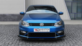 Maxton Design Spoiler předního nárazníku Racing s křidélky VW Polo Mk5 GTI Facelift
