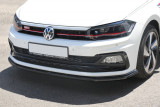 Maxton Design Spoiler předního nárazníku VW Polo Mk6 GTI V.1 - texturovaný plast