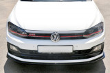 Maxton Design Spoiler předního nárazníku VW Polo Mk6 GTI V.2 - texturovaný plast