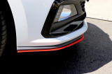 Maxton Design Spoiler předního nárazníku VW Polo Mk6 GTI V.5 - červený lesklý lak