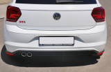 Maxton Design Boční lišty zadního nárazníku VW Polo Mk6 GTI - karbon