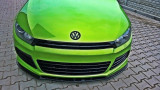 Maxton Design Spoiler předního nárazníku VW Scirocco R V.1 - černý lesklý lak