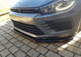 Maxton Design Spoiler předního nárazníku VW Scirocco R Facelift V.1 - černý lesklý lak