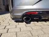 Maxton Design Boční lišty zadního nárazníku VW Scirocco R Facelift - černý lesklý lak
