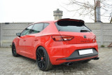 Maxton Design Nástavec střešního spoileru Seat Leon Mk3 Cupra - černý lesklý lak