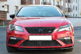 Maxton Design Spoiler předního nárazníku Seat Leon Mk3 Cupra Facelift V.1 - texturovaný plast