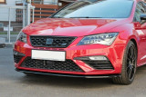 Maxton Design Spoiler předního nárazníku Seat Leon Mk3 Cupra Facelift V.1 - karbon