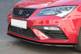 Maxton Design Spoiler předního nárazníku Seat Leon Mk3 Cupra Facelift V.1 - karbon