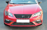Maxton Design Spoiler předního nárazníku Seat Leon Mk3 Cupra Facelift V.2 - karbon