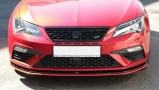 Maxton Design Spoiler předního nárazníku Seat Leon Mk3 Cupra Facelift V.3 - texturovaný plast