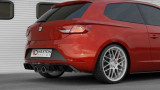 Maxton Design Spoiler zadního nárazníku Seat Leon Mk3 Cupra Facelift V.2 - černý lesklý lak