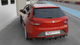 Maxton Design Spoiler zadního nárazníku Seat Leon Mk3 Cupra Facelift V.2 - černý lesklý lak