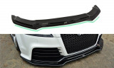 Maxton Design Spoiler předního nárazníku Audi TT RS (8J) V.2 - černý lesklý lak