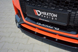 Maxton Design Spoiler předního nárazníku Audi TT RS (8S) V.2 - černý lesklý lak