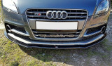 Maxton Design Spoiler předního nárazníku Audi TTS (8J) - černý lesklý lak