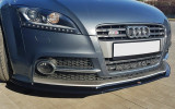 Maxton Design Spoiler předního nárazníku Audi TTS (8J) - černý lesklý lak