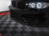 Maxton Design Spoiler předního nárazníku BMW 1 E87 Facelift - černý lesklý lak