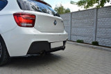 Maxton Design Spoiler zadního nárazníku BMW 1 F20/F21 - černý lesklý lak