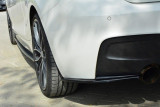 Maxton Design Boční lišty zadního nárazníku BMW 1 F20/F21 - černý lesklý lak