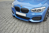 Maxton Design Spoiler předního nárazníku BMW 1 F20/F21 Facelift V.1 - černý lesklý lak