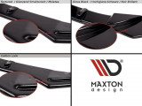 Maxton Design Spoiler zadního nárazníku s příčkami BMW 3 E46 Coupe - černý lesklý lak
