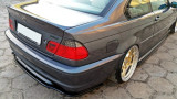 Maxton Design Spoiler zadního nárazníku s příčkami BMW 3 E46 Coupe - černý lesklý lak