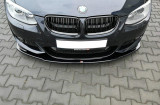 Maxton Design Spoiler předního nárazníku BMW 3 E92 Facelift M-Paket V.1 - černý lesklý lak