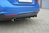 Maxton Design Spoiler zadního nárazníku s příčkami BMW 4 F32 M-Paket - černý lesklý lak