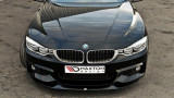 Maxton Design Spoiler předního nárazníku BMW 4 F32 M-Paket V.2 - černý lesklý lak