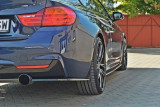 Maxton Design Boční lišty zadního nárazníku BMW 4 F32 M-Paket - černý lesklý lak