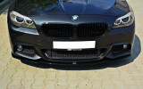 Maxton Design Spoiler předního nárazníku BMW 5 F10/F11 M-Paket V.2 - černý lesklý lak