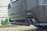 Maxton Design Spoiler zadního nárazníku (2 dvojité koncovky výfuku) BMW 5 F11 M-Paket - černý lesklý lak
