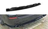 Maxton Design Spoiler zadního nárazníku (2 dvojité koncovky výfuku) BMW 5 F11 M-Paket V.2 - černý lesklý lak